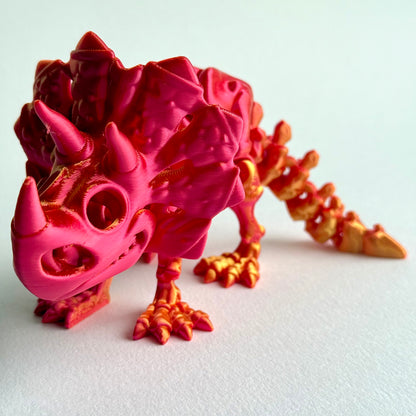 3D Printed Skeleton Triceratops | Articulating Dinosaur