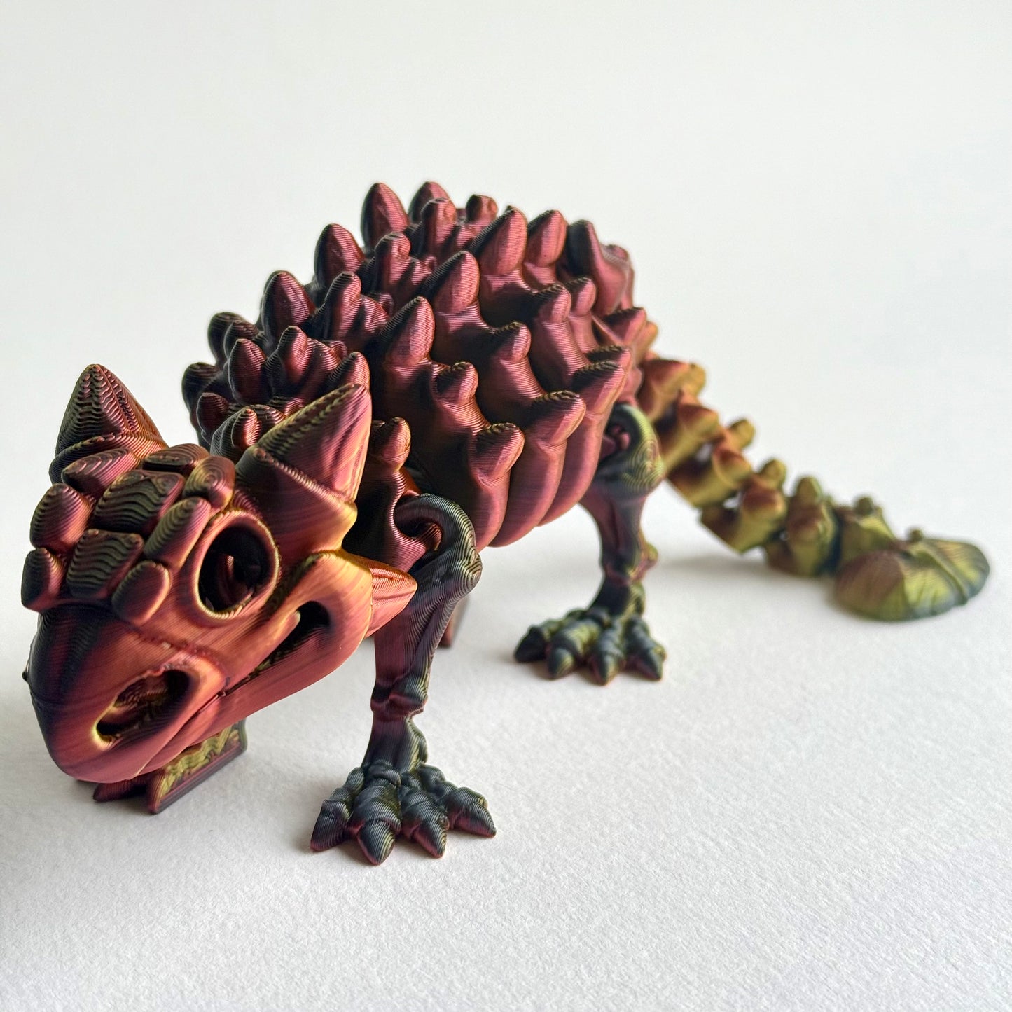 3D Printed Skeleton Ankylosaurus | Articulating Dinosaur