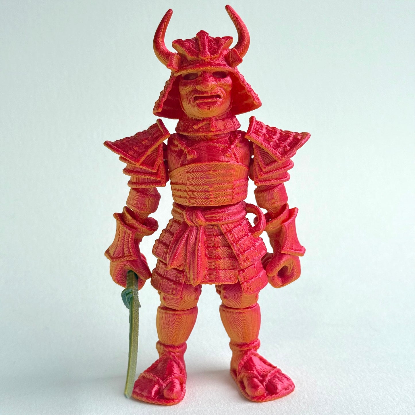 3D Printed Samurai Warrior | Articulating Figure with Katana