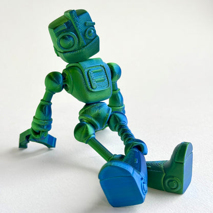 3D Printed Robot | Articulating Figure with Opening Hands