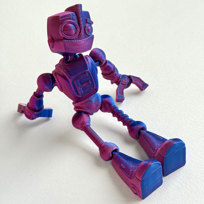 3D Printed Robot | Articulating Figure with Opening Hands