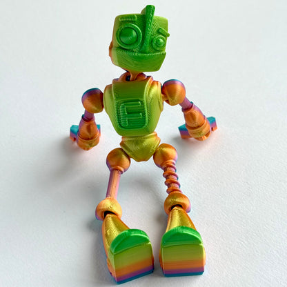 3D Printed Robot | Articulating Figure with Opening Hands