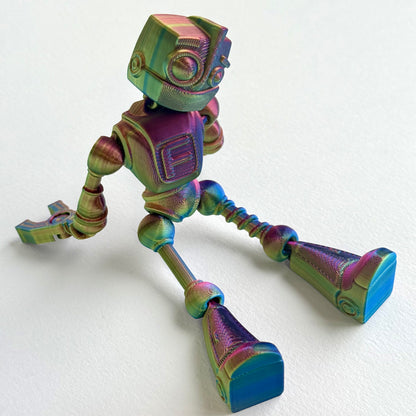 3D Printed Robot | Articulating Figure with Opening Hands