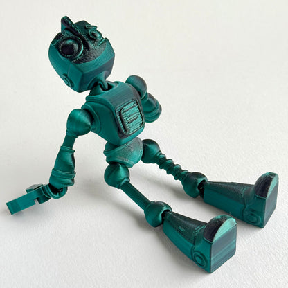 3D Printed Robot | Articulating Figure with Opening Hands