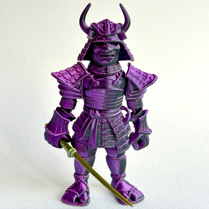 3D Printed Samurai Warrior | Articulating Figure with Katana