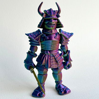 3D Printed Samurai Warrior | Articulating Figure with Katana