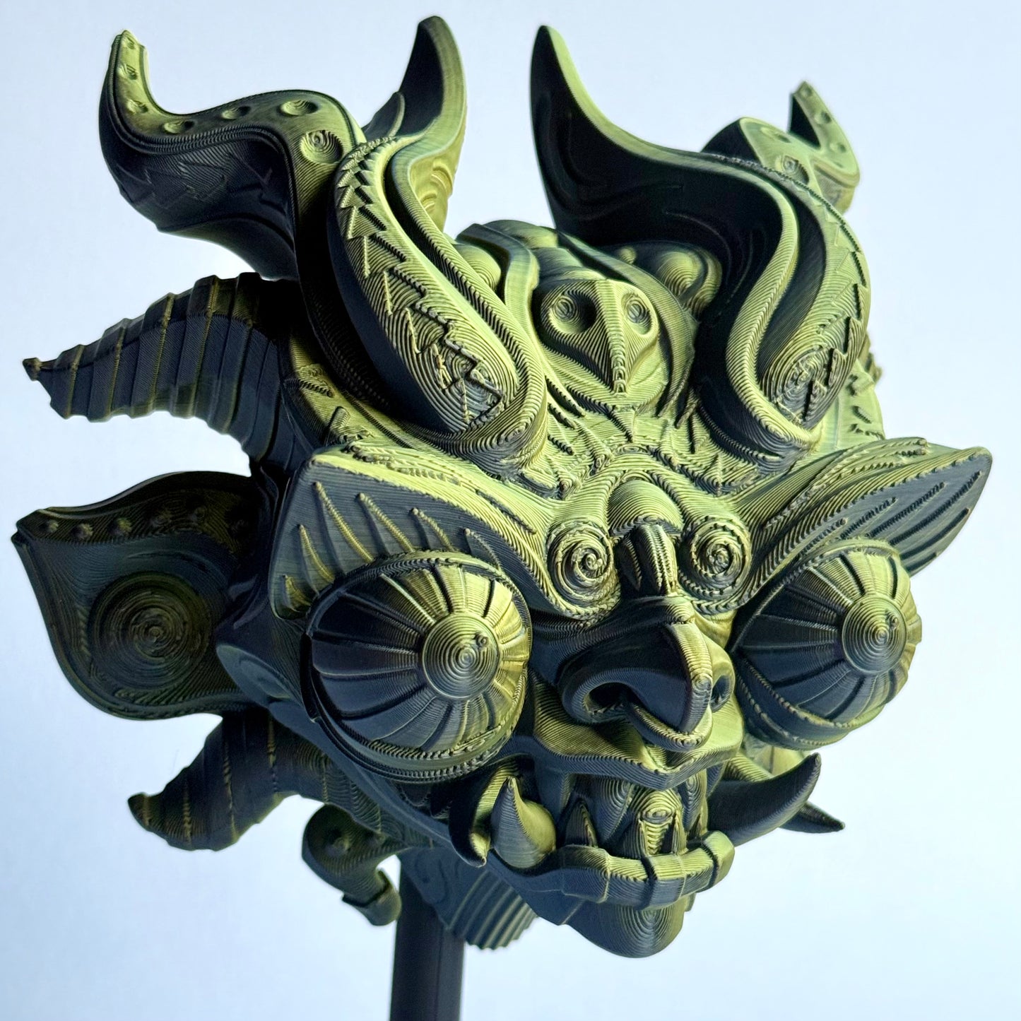 Supay 'Lord of the Underworld' Mask Decoration | Indigenous Traditional Wall Mountable 3D Printed Display