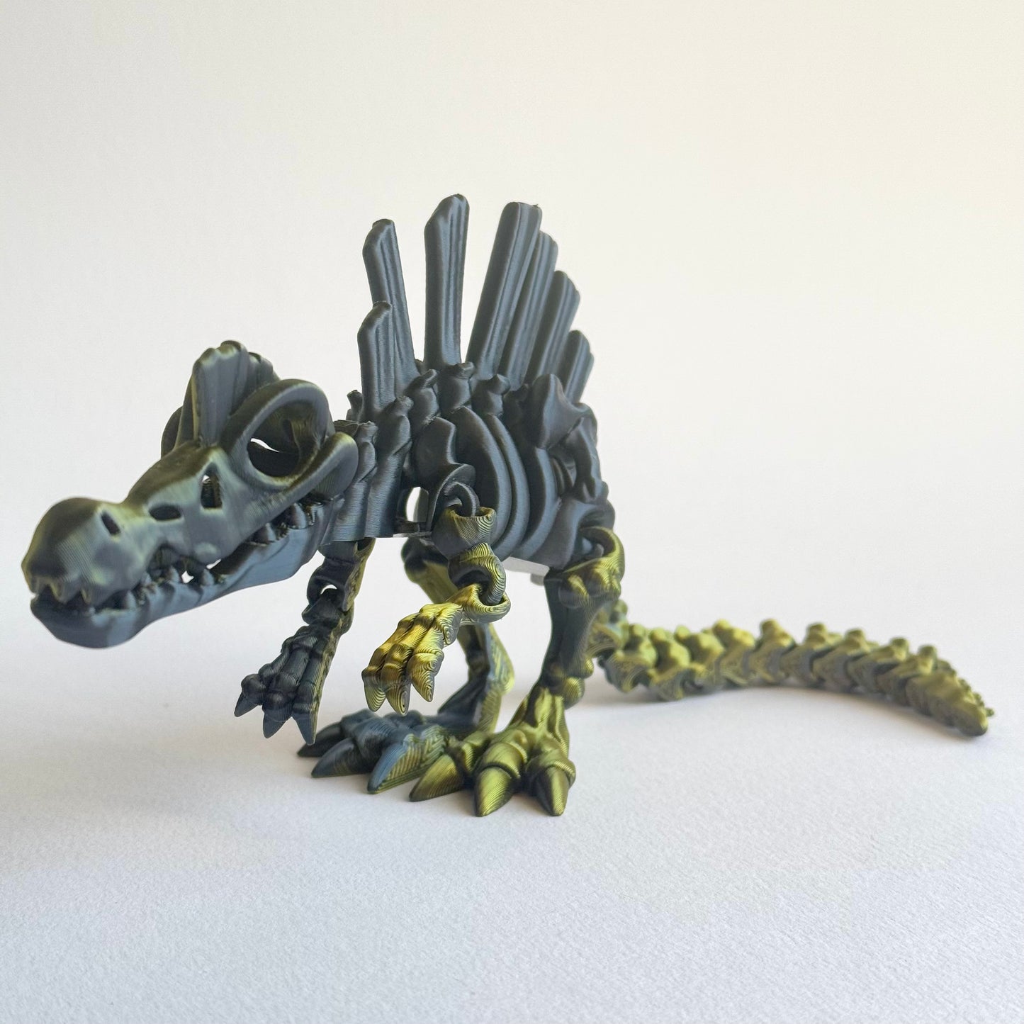 3D Printed Skeleton Spinosaurus | Articulating Dinosaur Figure