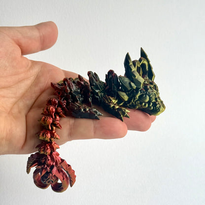 3D Printed Dark Heart Dragon | Baby - 7 inches