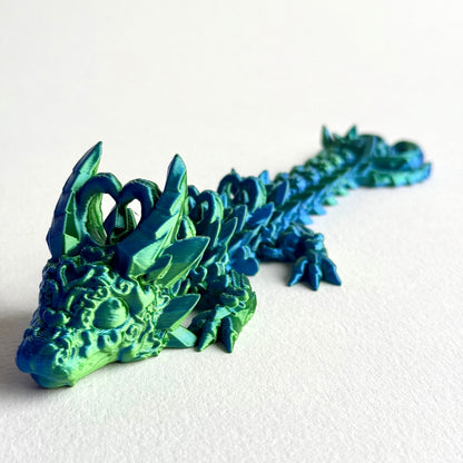 3D Printed Dark Heart Dragon | Baby - 7 inches