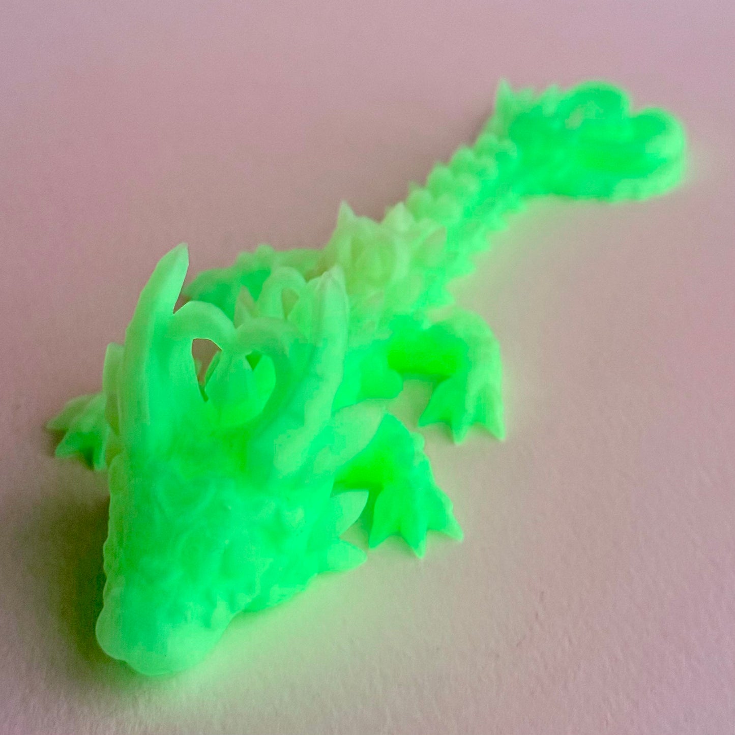 3D Printed Dark Heart Dragon | Baby - 7 inches