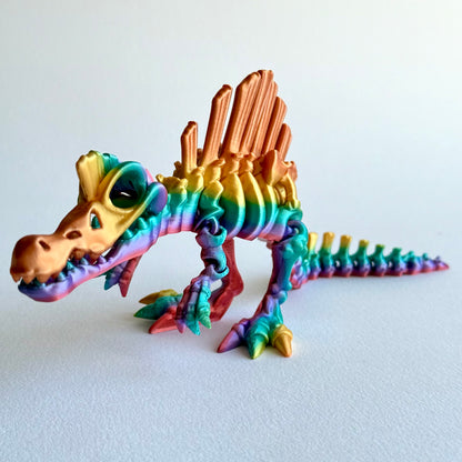 3D Printed Skeleton Spinosaurus | Articulating Dinosaur Figure