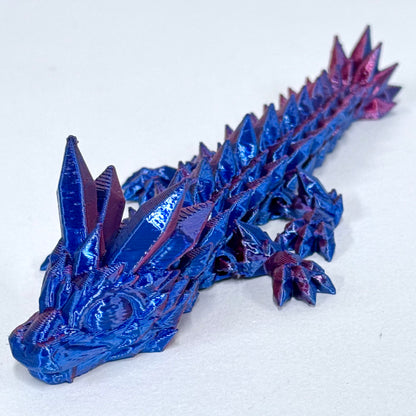 Baby Crystal Dragon | 3D Printed Articulated Figure (6 Inch)