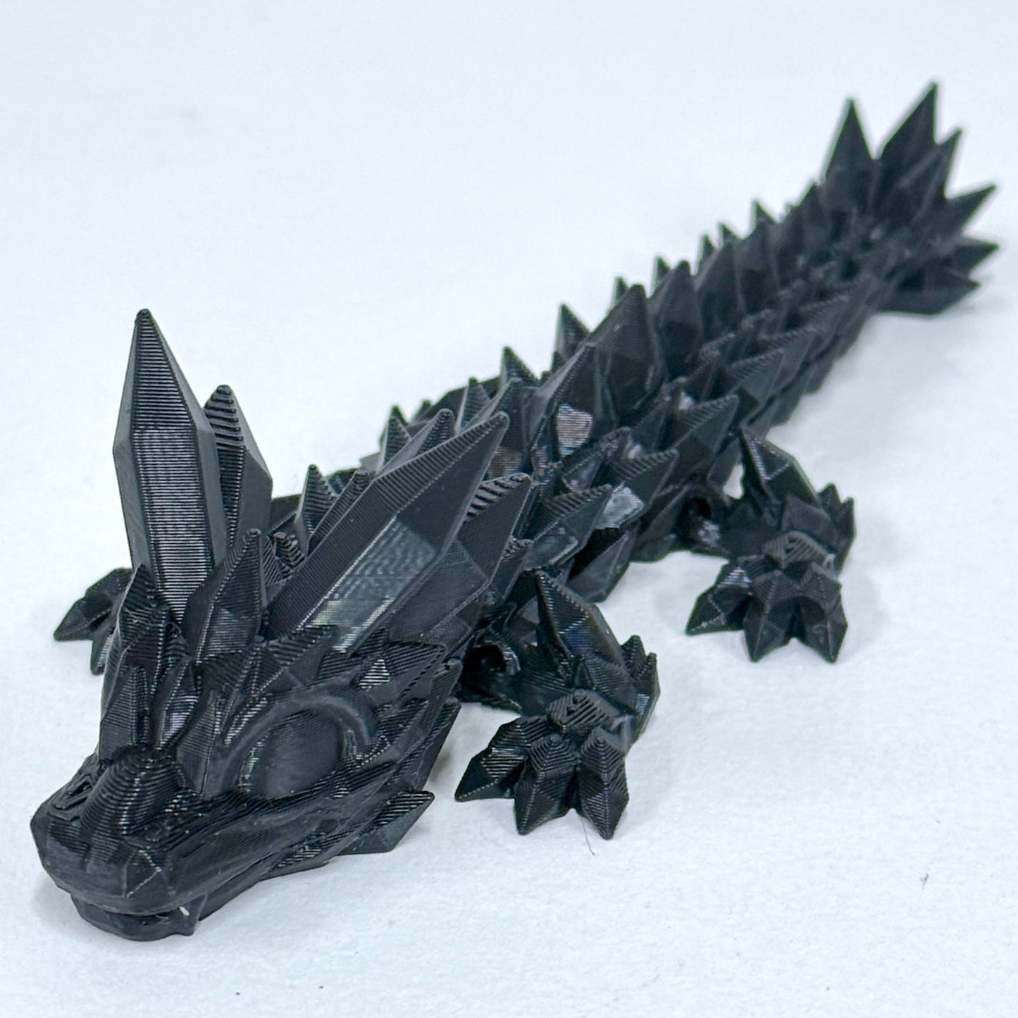 Baby Crystal Dragon | 3D Printed Articulated Figure (6 Inch)
