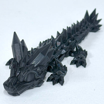 Baby Crystal Dragon | 3D Printed Articulated Figure (6 Inch)