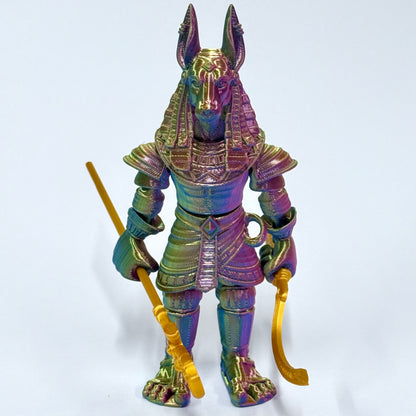 Anubis Egyptian Warrior | 3D Printed Articulated Figure with Accessories