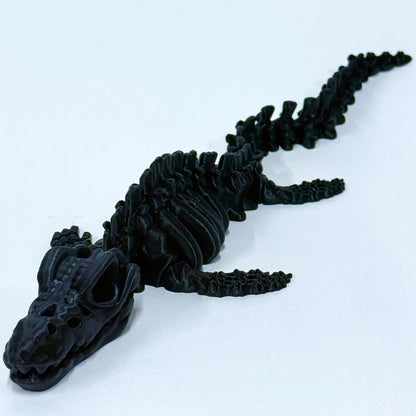 Skeleton Mosasarus | 3D Printed Articulating Dinosaur Figure