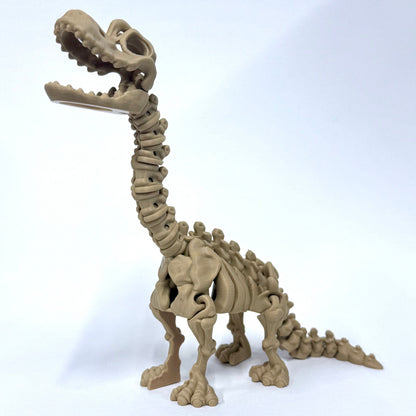 Skeleton Brachiosaurus | 3D Printed Articulating Dinosaur Figure
