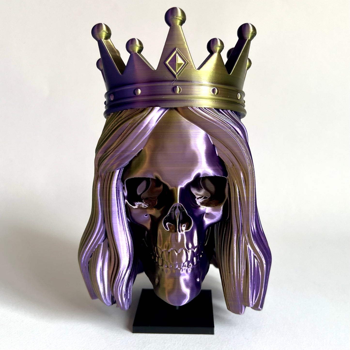 Queen Skull | 3D Printed Home Decor - Small