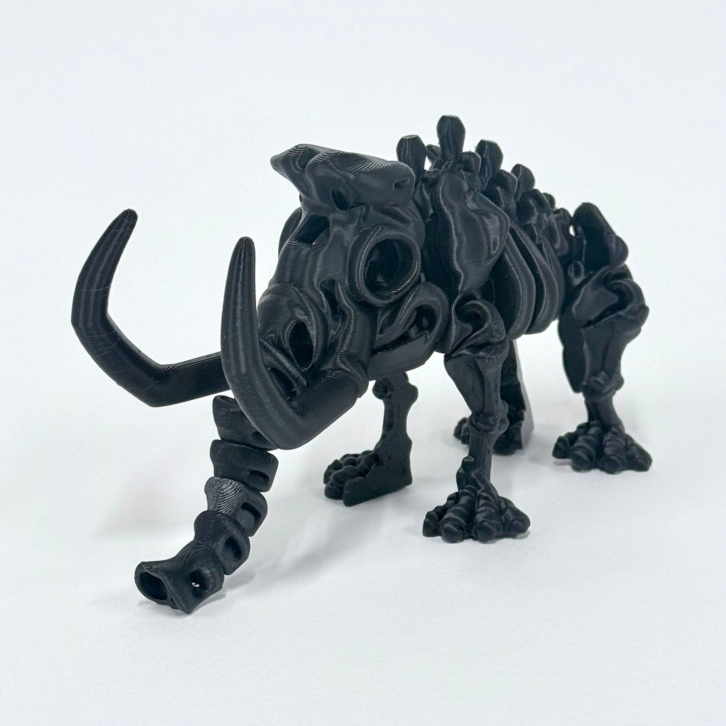 Skeleton Mammoth | 3D Printed Articulating Dinosaur Figure