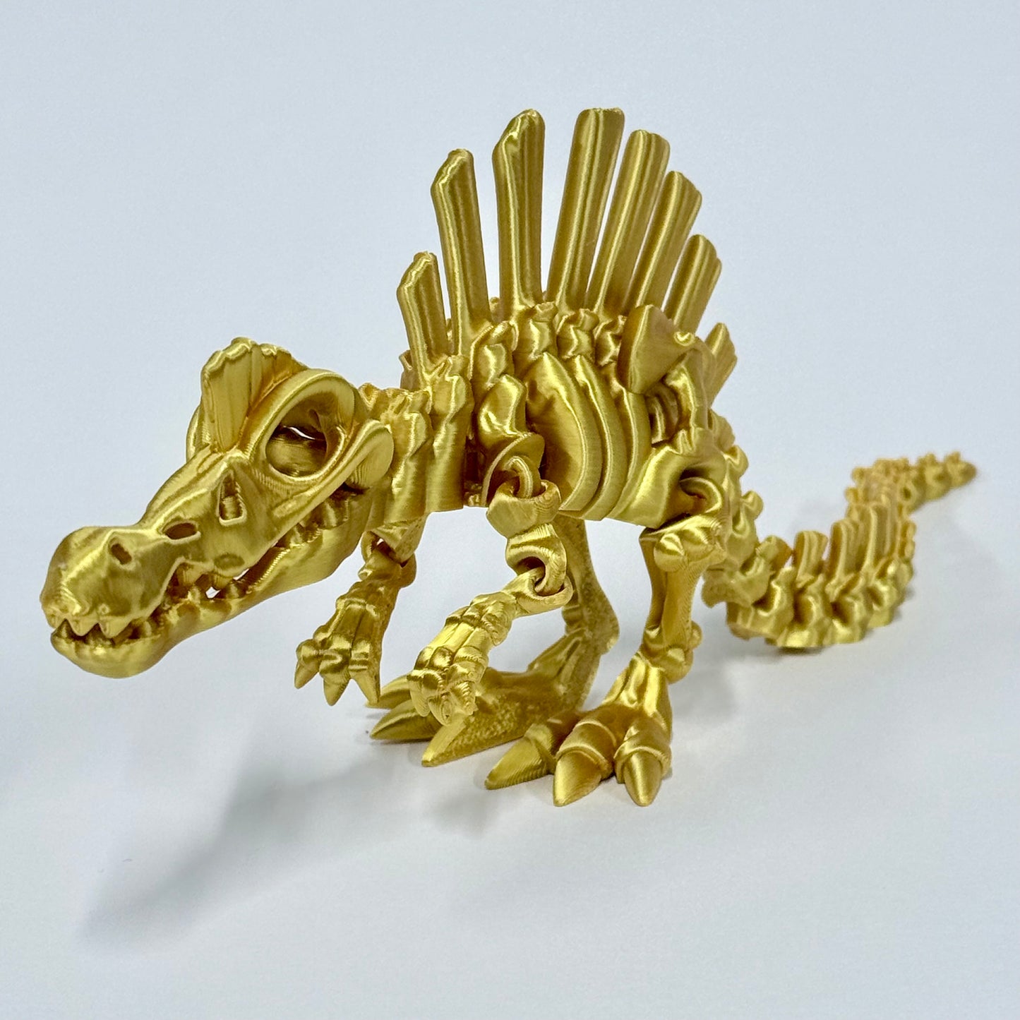 Skeleton Spinosaurus | 3D Printed Articulating Dinosaur Figure