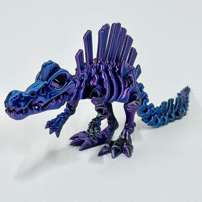 Skeleton Spinosaurus | 3D Printed Articulating Dinosaur Figure