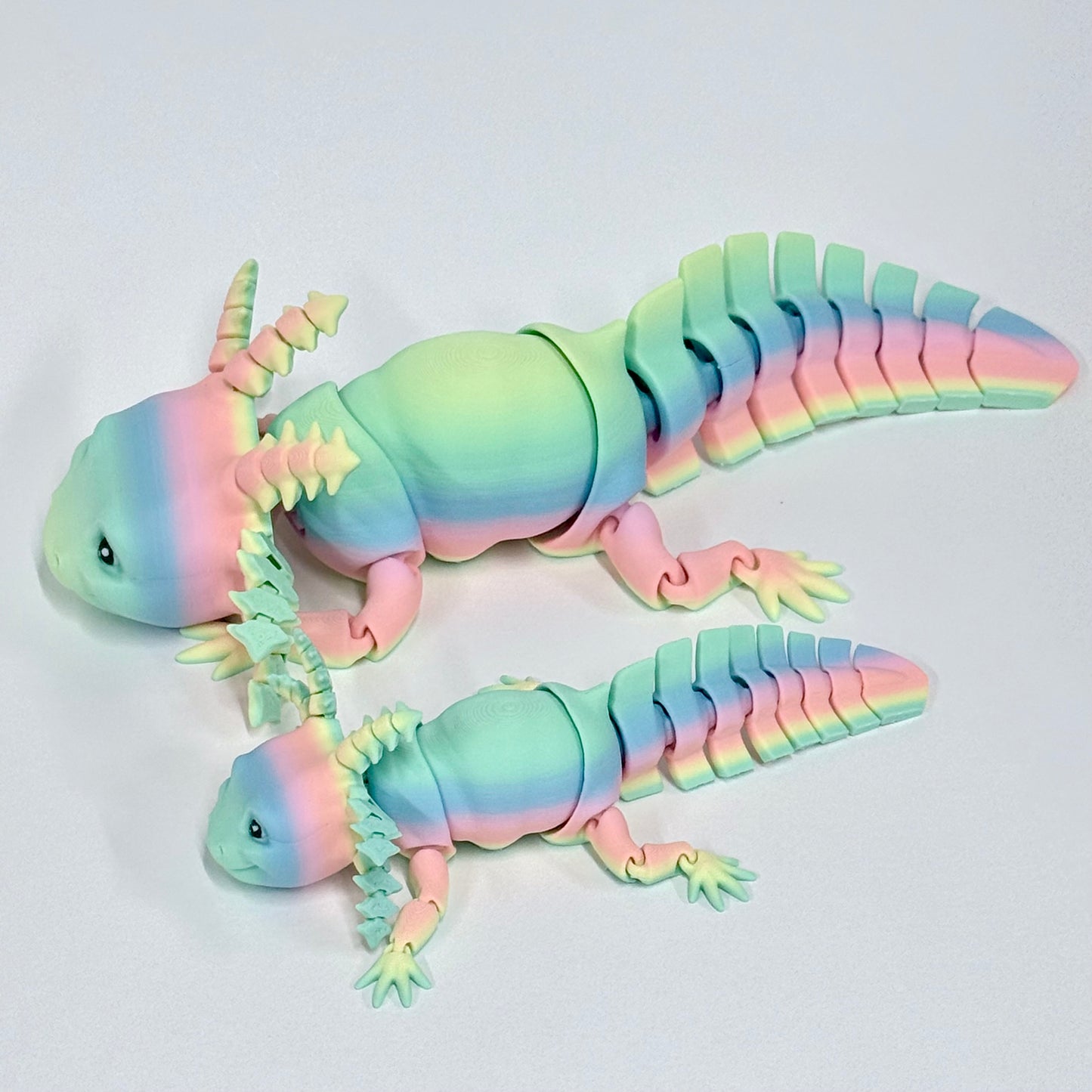 Axolotl XL | 3D Printed Articulated Giant Axolotl Figure