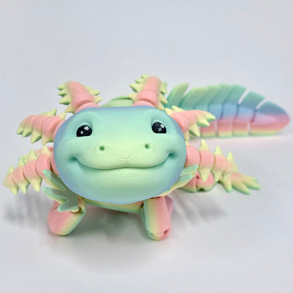 Axolotl XL | 3D Printed Articulated Giant Axolotl Figure