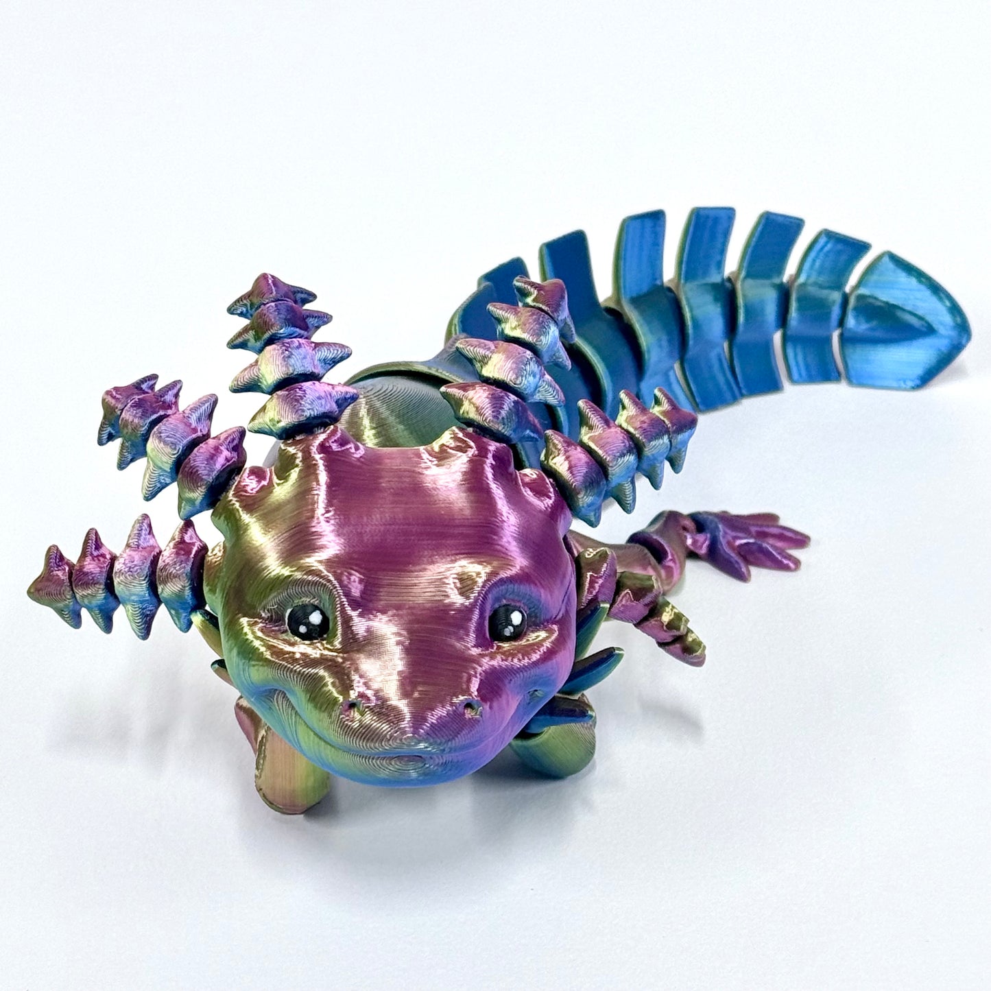 Axolotl XL | 3D Printed Articulated Giant Axolotl Figure