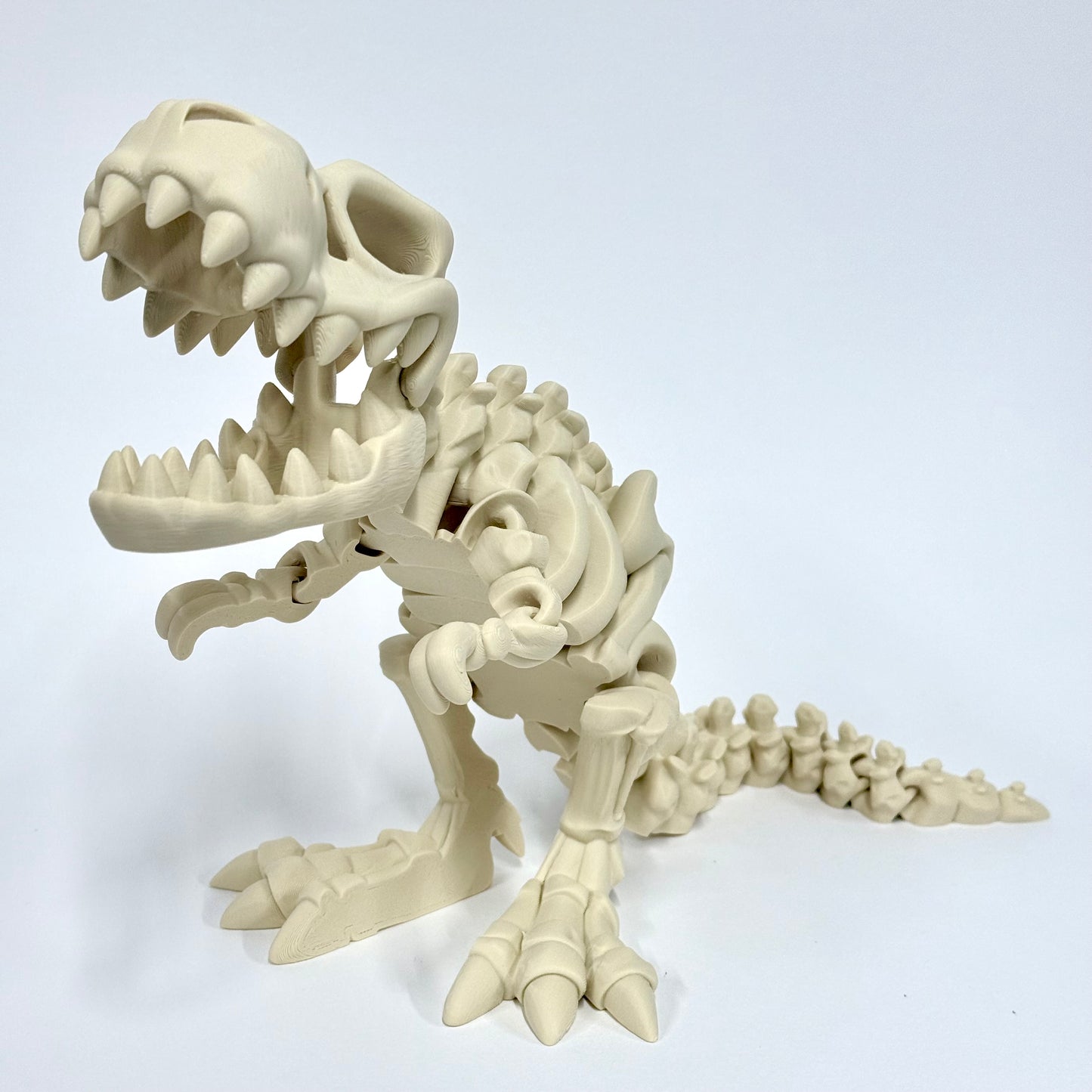 Skeleton T-Rex XL | 3D Printed Articulated Giant Dinosaur Skeleton Figure