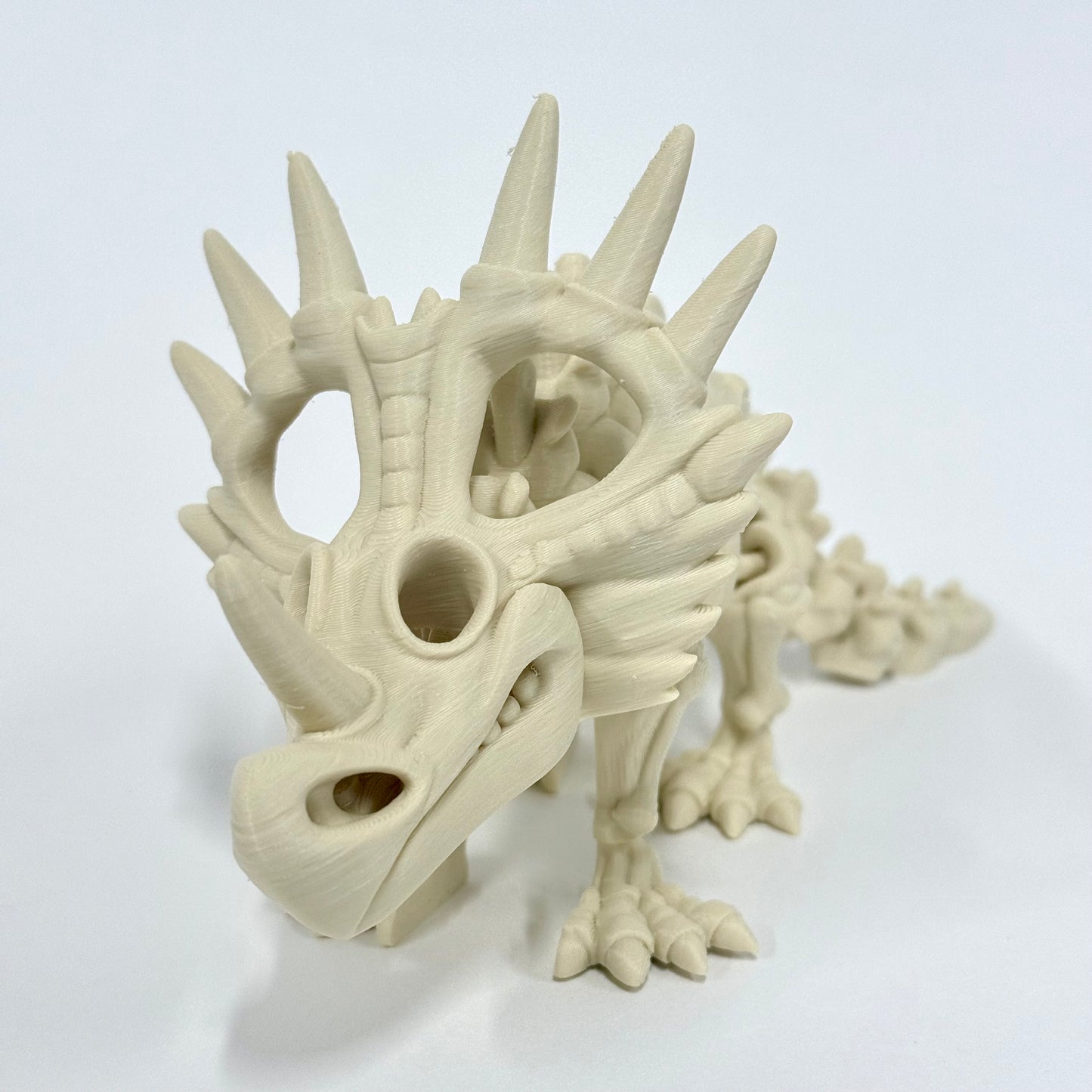 Skeleton Styracosaurus | 3D Printed Articulated Dinosaur Skeleton Figure