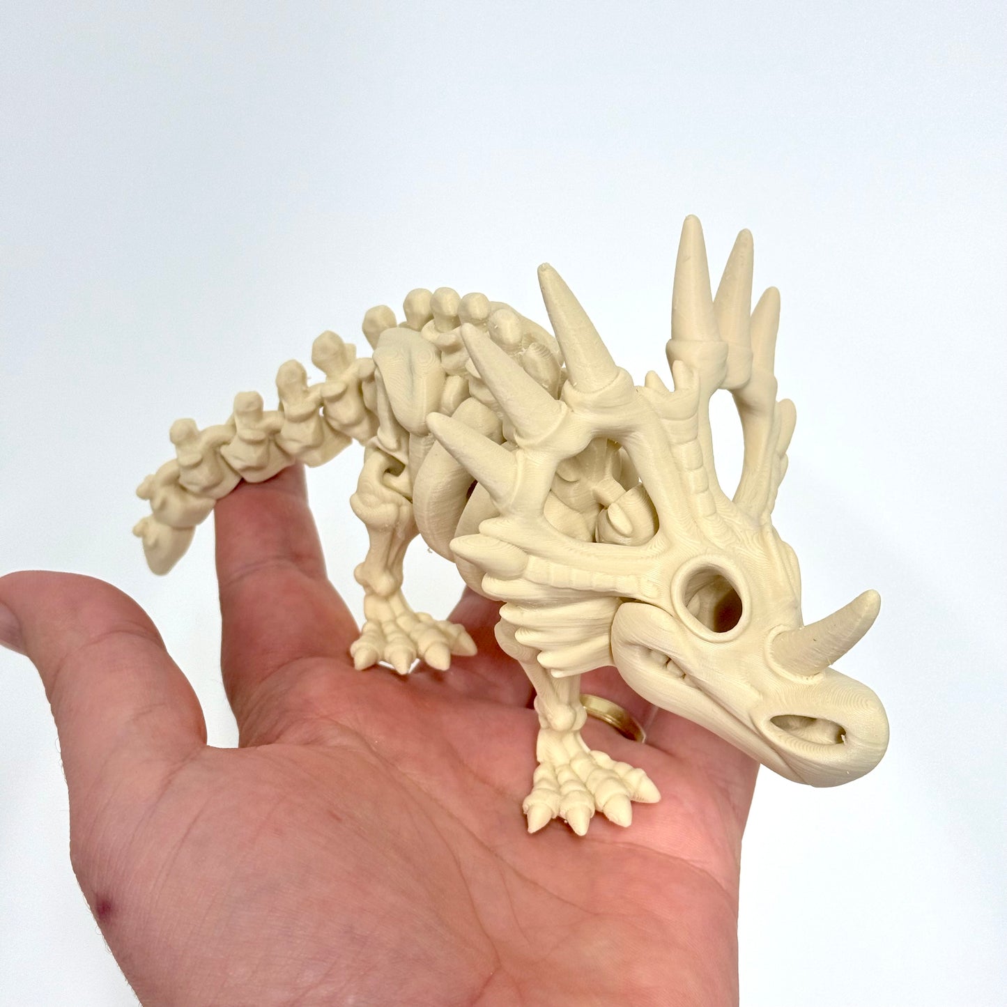 Skeleton Styracosaurus | 3D Printed Articulated Dinosaur Skeleton Figure