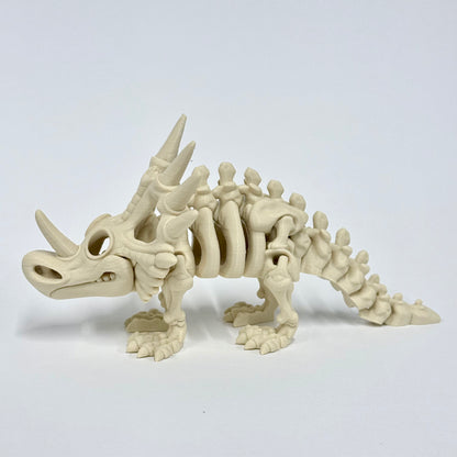 Skeleton Styracosaurus | 3D Printed Articulated Dinosaur Skeleton Figure