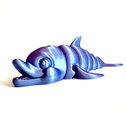 3D Printed Dolphin | Articulating Dolphin with Standing Tail