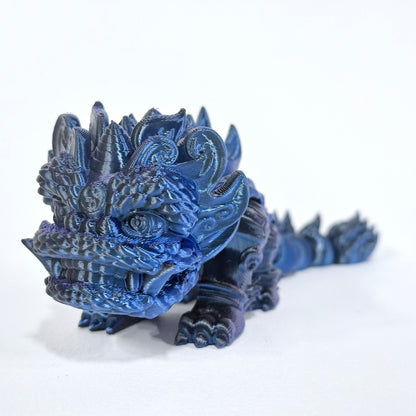 Guardian Lion | 3D Printed Articulated Temple Guardian Figure