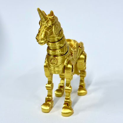 Cyber Unicorn | 3D Printed Articulated Robotic Unicorn Figure