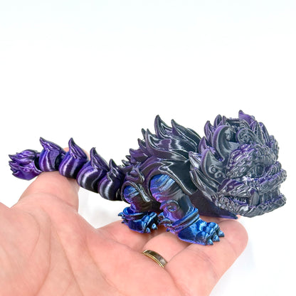 Guardian Lion | 3D Printed Articulated Temple Guardian Figure