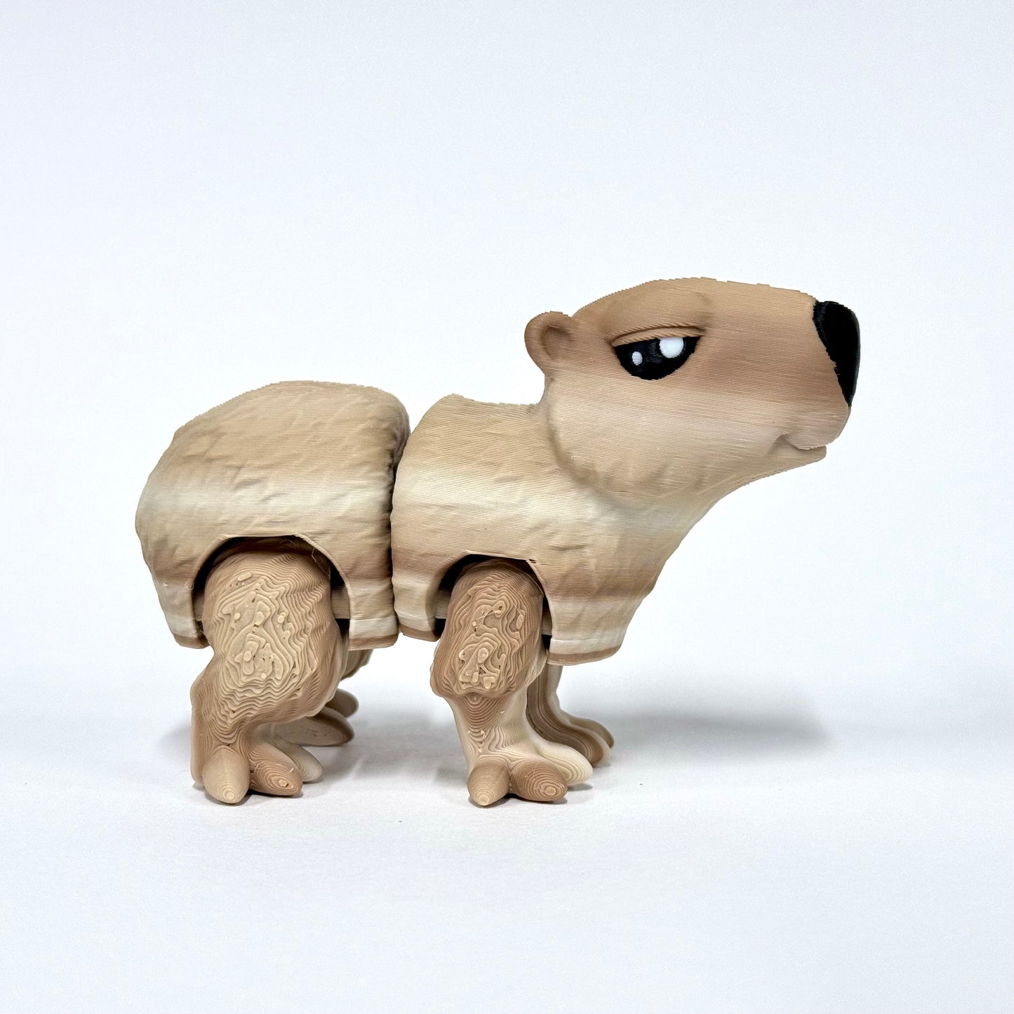 Jumbo Capybara | 3D Printed Articulated Capybara Figure
