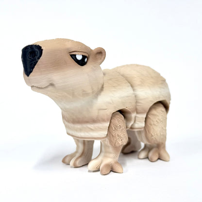 Jumbo Capybara | 3D Printed Articulated Capybara Figure