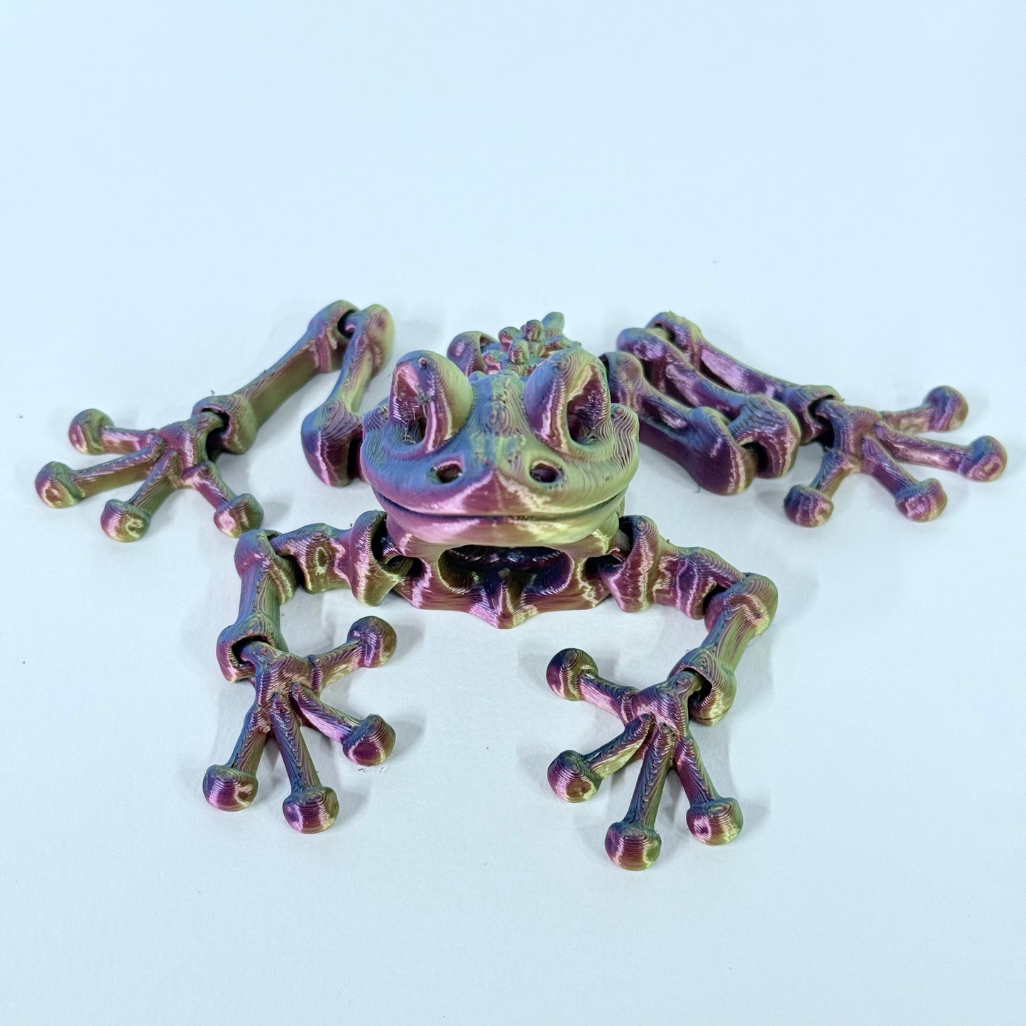Skeleton Frog | 3D Printed Articulated Frog Skeleton Figure