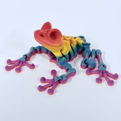 Skeleton Frog | 3D Printed Articulated Frog Skeleton Figure