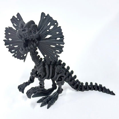 Skeleton Dilophosaurus | 3D Printed Articulated Dinosaur Skeleton Figure