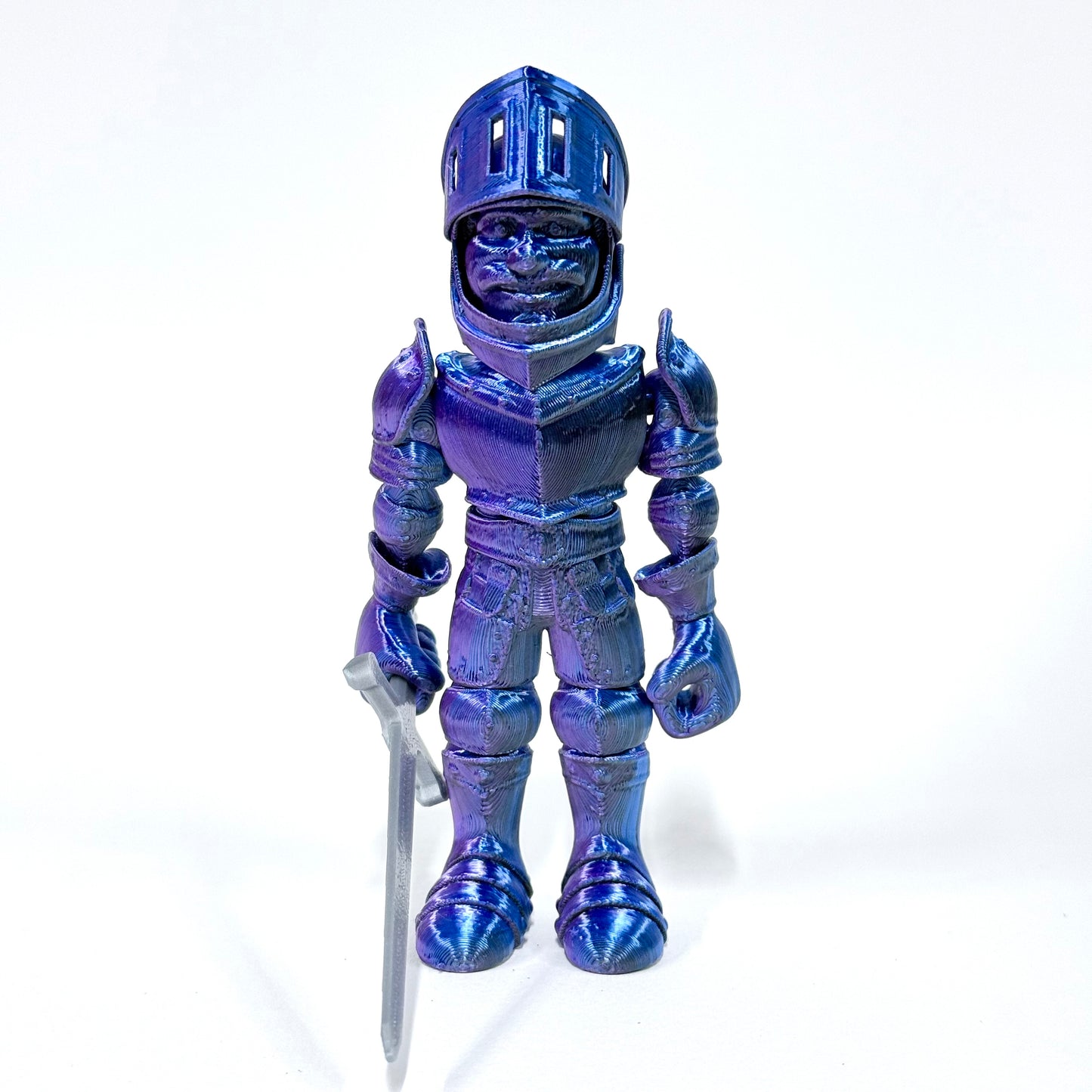 3D Printed Knight in Armour | Articulating Figure with Sword