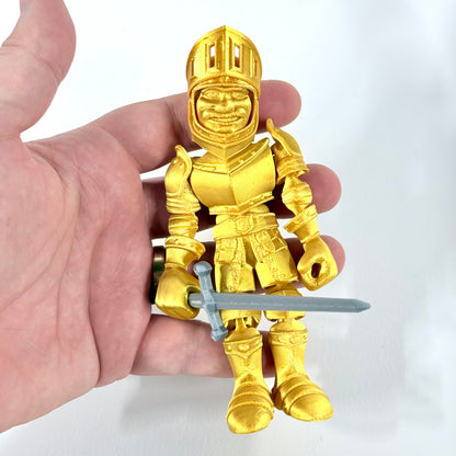 3D Printed Knight in Armour | Articulating Figure with Sword