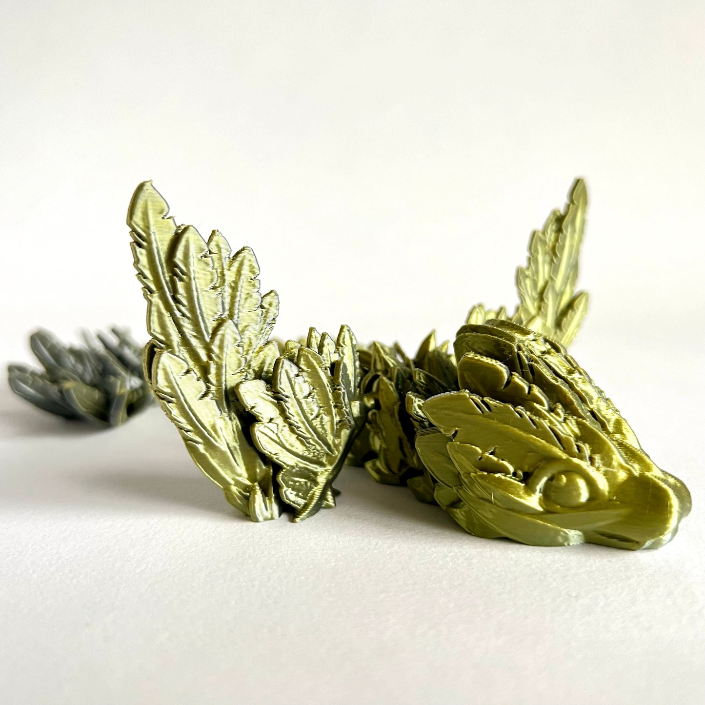 3D Printed Winged Serpent | Baby - 7 inches