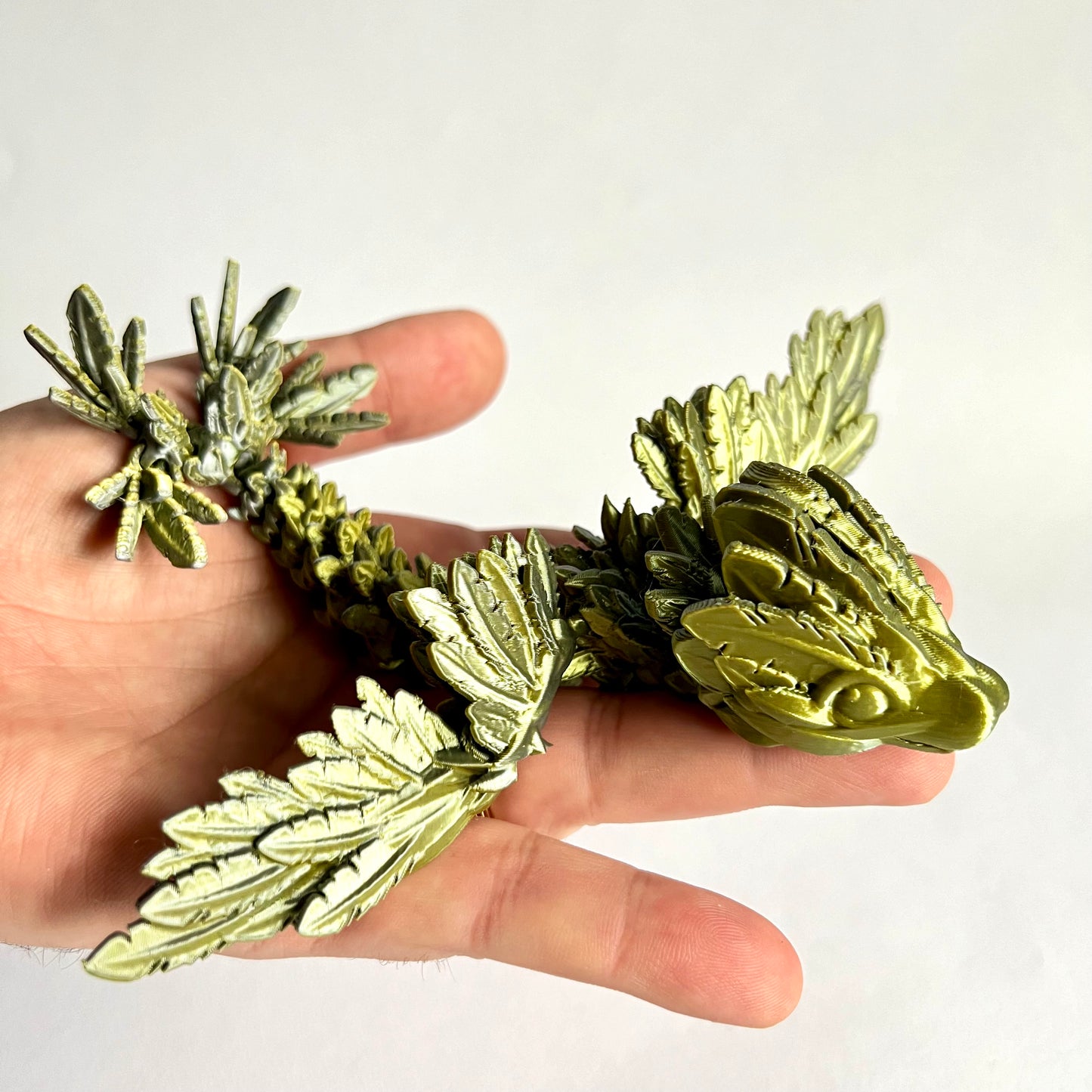 3D Printed Winged Serpent | Baby - 7 inches