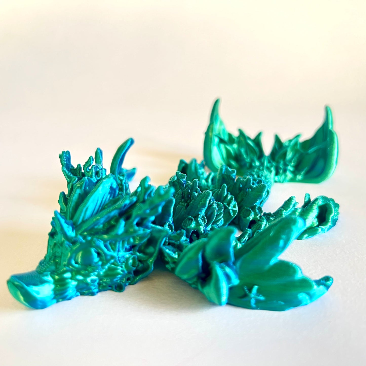 3D Printed Coral Reef Dragon | Baby - 6 inches