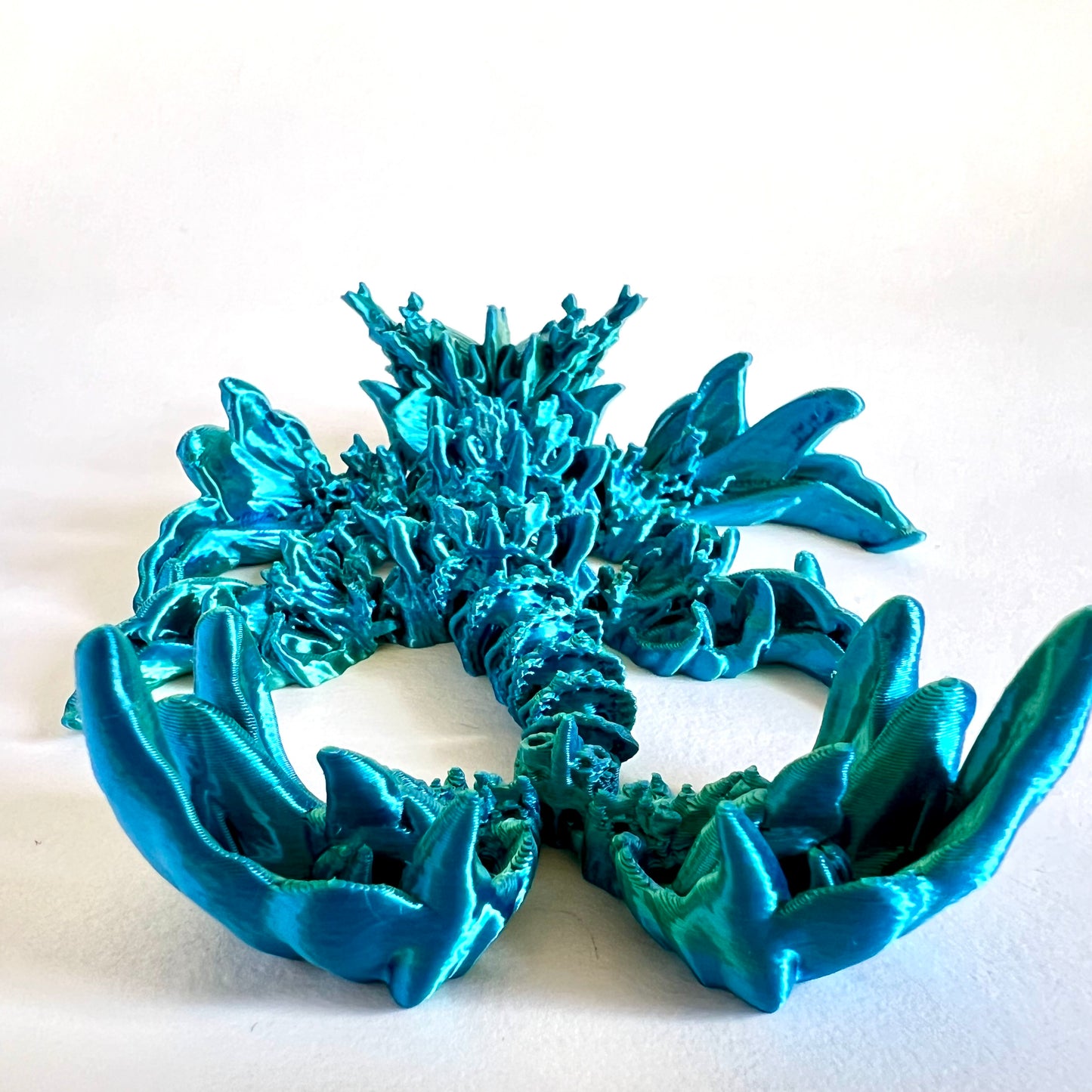 3D Printed Coral Reef Dragon | Baby - 6 inches