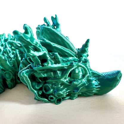 3D Printed Coral Reef Dragon | Baby - 6 inches