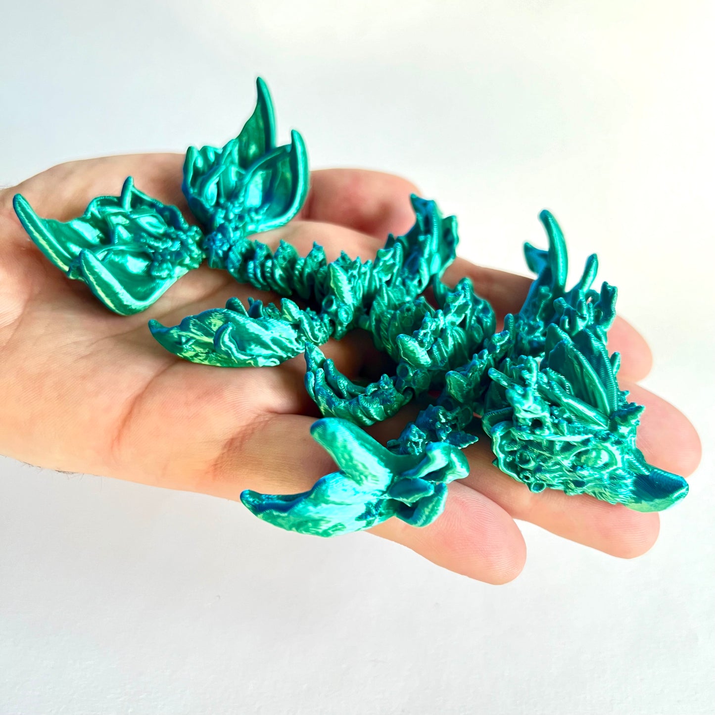 3D Printed Coral Reef Dragon | Baby - 6 inches